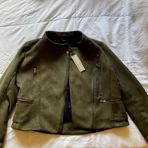 Banana Republic Vegan Suede Jacket